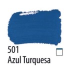 Tinta PVA Fosca 100ml - Azul Turquesa 501 Acrilex