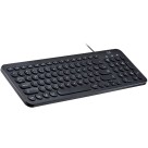 Teclado USB Compact Teclas Redondas Preto TM500 Multi