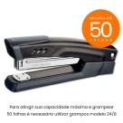 Grampeador Preto 15cm para 50 Folhas GE-5050 Gramp Line