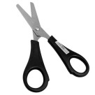 Tesoura Escolar Kids Preta 13cm Gramp Line