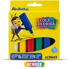 Cola Colorida 6 Cores 23g Acrilex