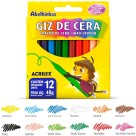 Big Giz de Cera 12 Cores Acrilex