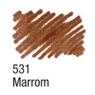 Caneta para Tecido Acrilpen - Marrom Acrilex