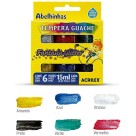 Tempera Guache 6 Cores Fantasia Glitter Acrilex