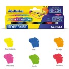 Tempera Guache 6 Cores Neon Acrilex