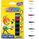 Guache Bastão 6 Cores Fantasia Metallic Acrilex