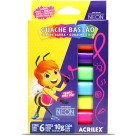 Guache Bastão 6 Cores Neon Acrilex
