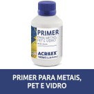 Primer Branco para Metais, PET e Vidro 100ml Acrilex