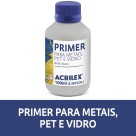 Primer Cinza para Metais, PET e Vidro 100ml Acrilex