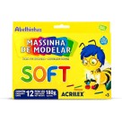 Massa de Modelar 12 Cores Soft Acrilex