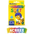 Massa de Modelar 6 Cores Soft Acrilex