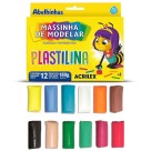Massa de Modelar 12 Cores Plastilina Acrilex