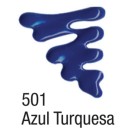 Tinta Dimensional Brilliant 3D 35ml - Azul Turquesa 501 Acrilex