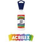 Tinta Dimensional Brilliant 3D 35ml - Branco 519 Acrilex