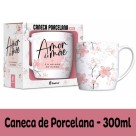 Caneca Porcelana Urban 300ml - Amor de Mãe o Melhor Brasfoot