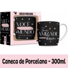 Caneca Porcelana Urban 300ml - Sua Presença Brasfoot