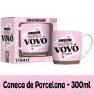Caneca Porcelana Urban 300ml - Família - Avó a Melhor Brasfoot