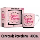 Caneca Porcelana Urban 300ml - Esposa Brasfoot