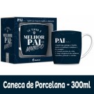 Caneca Porcelana Urban 300ml - Eu Tenho o Melhor Pai do Mundo Brasfoot