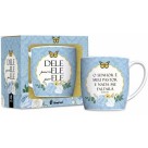 Caneca Porcelana Urban 300ml - Fé - Dele e Para Ele Brasfoot