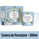Caneca Porcelana Urban 300ml - Fé - Dele e Para Ele Brasfoot