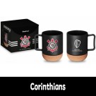 Caneca de Vidro Cork 350ml - Corinthians Brasfoot