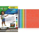 Bloco Ecocores A4 Multiformas Formas Geométricas 110g 24fls Ridet