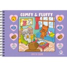 Livro para Colorir Comfy & Cozy Books - Comfy & Fluffy Purple Ciranda Cultural