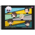 Caderno de Cartografia Jujutsu Kaisen 80 Folhas Foroni