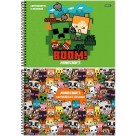 Caderno de Cartografia Minecraft 80 Folhas Foroni
