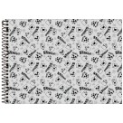 Caderno de Cartografia Minecraft 80 Folhas Foroni