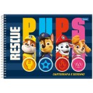 Caderno de Cartografia Patrulha Canina 80 Folhas Foroni