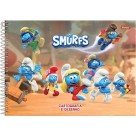Caderno de Cartografia Os Smurfs 80 Folhas Foroni