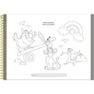 Caderno de Cartografia Milimetrado Disney Clássico 80 Folhas Foroni