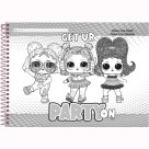 Caderno de Cartografia Milimetrado LOL Surprise 80 Folhas Foroni