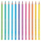 Lápis de Cor 12 Cores Pastel Triangular Mega Soft Color Tris