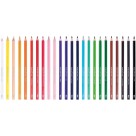 Lápis de Cor 24 Cores Triangular Mega Soft Color Tris