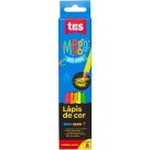 Lápis de Cor 6 Cores Neon Triangular Mega Soft Color Tris