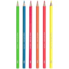 Lápis de Cor 6 Cores Neon Triangular Mega Soft Color Tris