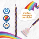 Lápis de Cor Jumbo Rainbow Metálico Tris
