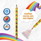 Lápis de Cor Jumbo Rainbow Neon Tris