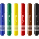 Canetinha Hidrográfica 6 Cores Super Jumbo Mega Hidro Color Tris