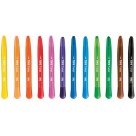 Giz de Cera 12 Cores Retrátil Twist Tris