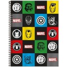 Caderno 1 Matéria Marvel Comics 80 Folhas Foroni