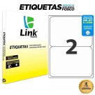 Etiqueta Adesiva Branca A4 - 199,9mm x 143,3mm (2 Etiquetas) 100 Folhas 9018 Link