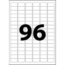 Etiqueta Adesiva Branca A4 - 31,0mm x 17,0mm (96 Etiquetas) 100 Folhas 9022 Link