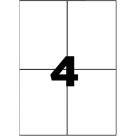 Etiqueta Adesiva Branca Carta - 106,36mm x 138,11mm (4 Etiquetas) 100 Folhas 8005 Link