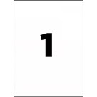 Etiqueta Adesiva Branca Carta - 215,9mm x 279,4mm (1 Etiqueta) 100 Folhas 8001 Link