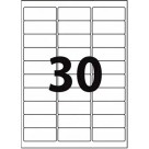 Etiqueta Adesiva Branca Carta - 66,7mm x 25,4mm (30 Etiquetas) 25 Folhas 8018-1 Link