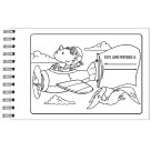Livro de Colorir Cuties - Dino Cuties Vale das Letras